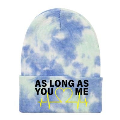 As Long As You Love Me Tie Dye 12in Knit Beanie