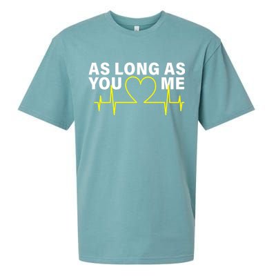 As Long As You Love Me Sueded Cloud Jersey T-Shirt