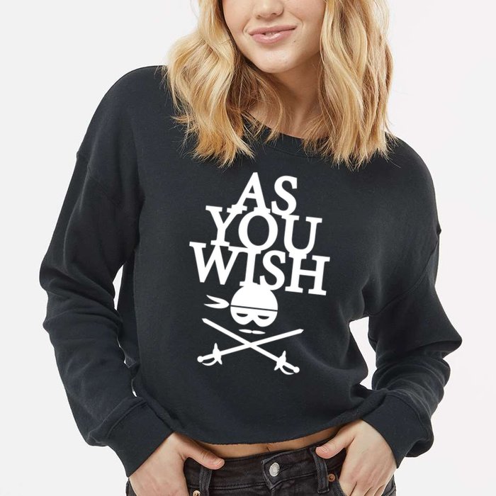 As You Wish Cropped Pullover Crew