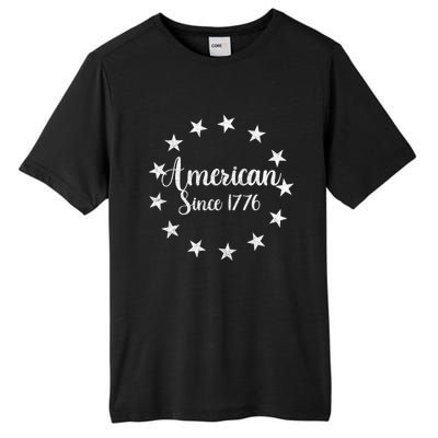 American Since 1776 Us Flag Independence Day Fourth Of July Gift Tall Fusion ChromaSoft Performance T-Shirt