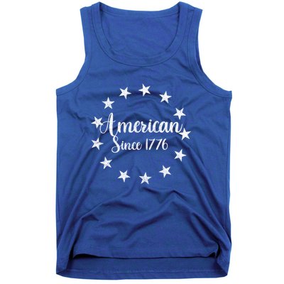 American Since 1776 Us Flag Independence Day Fourth Of July Gift Tank Top