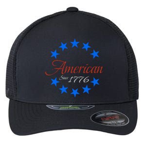 American Since 1776 Patriotic American We The People 1776 Conservative Flexfit Unipanel Trucker Cap