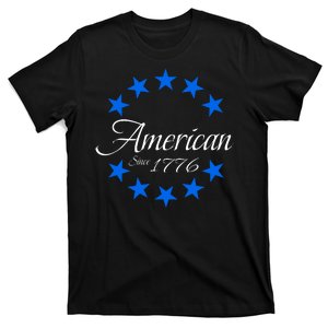 American Since 1776 Patriotic US Constitution American Flag T-Shirt