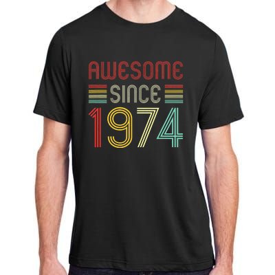 Awesome Since 1974 49th Birthday 49 Year Old Adult ChromaSoft Performance T-Shirt