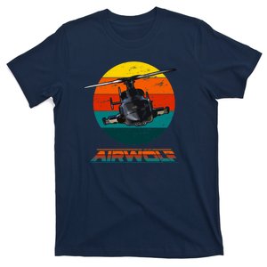 Airwolf Sunset 1980s Retro T-Shirt