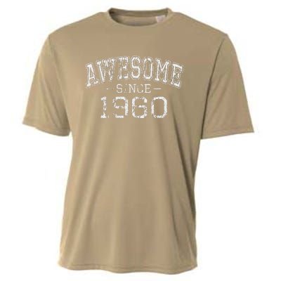 Awesome Since 1960 Vintage Style Born In 1960 Birthday Gift Cooling Performance Crew T-Shirt