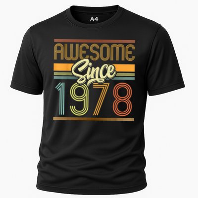 Awesome Since 1978 45th Birthday 45 Years Old Bday  Wo Performance Shirt