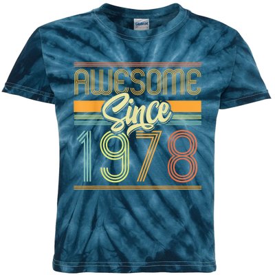 Awesome Since 1978 45th Birthday 45 Years Old Bday  Wo Kids Tie-Dye T-Shirt