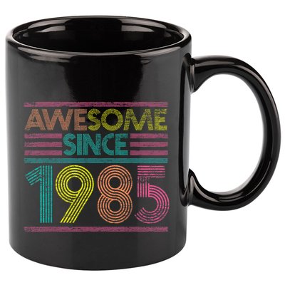 Awesome Since 1985 37th Birthday Present Gifts 37 Years Old 11oz C Handle Ceramic Mug