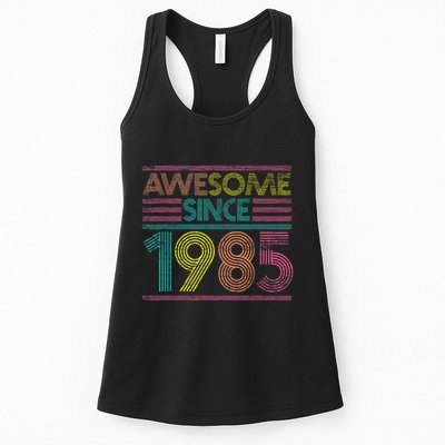 Awesome Since 1985 37th Birthday Present Gifts 37 Years Old Womens Tank Top