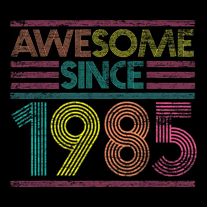 Awesome Since 1985 37th Birthday Present Gifts 37 Years Old Visor