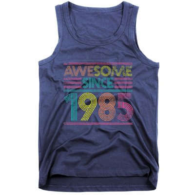 Awesome Since 1985 37th Birthday Present Gifts 37 Years Old Tank Top