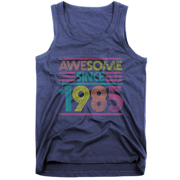Awesome Since 1985 37th Birthday Present Gifts 37 Years Old Tank Top