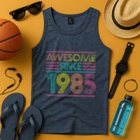 Awesome Since 1985 37th Birthday Present Gifts 37 Years Old Tank Top
