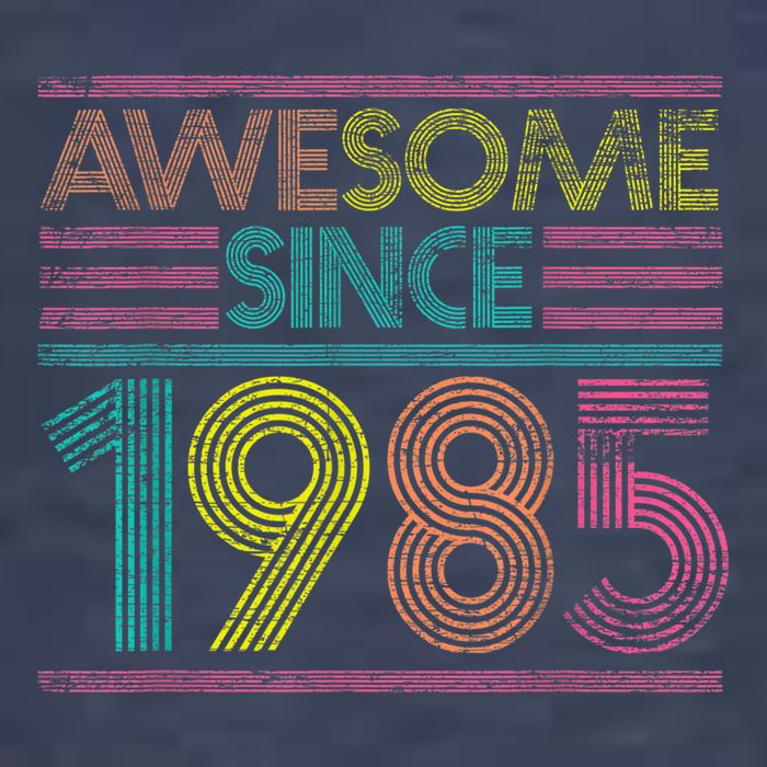 Awesome Since 1985 37th Birthday Present Gifts 37 Years Old Tank Top
