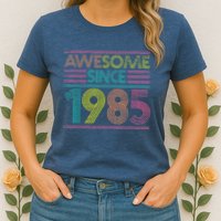 Awesome Since 1985 37th Birthday Present Gifts 37 Years Old Womens T-Shirt
