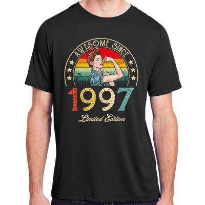 Awesome Since 1997 Vintage 1997 25th Birthday 25 Years Old Adult ChromaSoft Performance T-Shirt