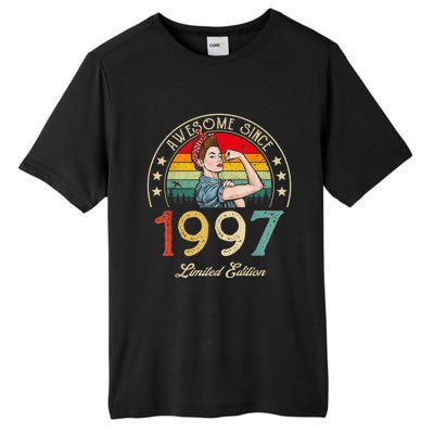 Awesome Since 1997 Vintage 1997 25th Birthday 25 Years Old Tall Fusion ChromaSoft Performance T-Shirt