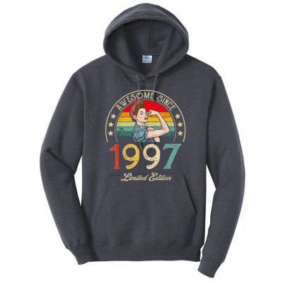 Awesome Since 1997 Vintage 1997 25th Birthday 25 Years Old Tall Hoodie