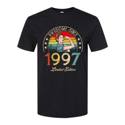 Awesome Since 1997 Vintage 1997 25th Birthday 25 Years Old Softstyle CVC T-Shirt