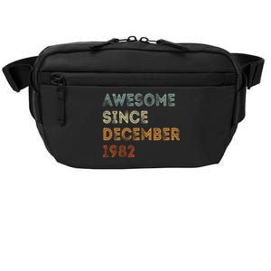 Awesome Since 1982 December Birthday 40 Years Old Crossbody Pack