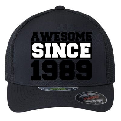 Awesome Since 1989 Flexfit Unipanel Trucker Cap