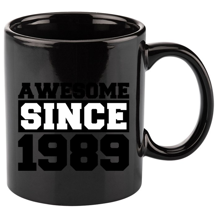 Awesome Since 1989 11oz C Handle Ceramic Mug