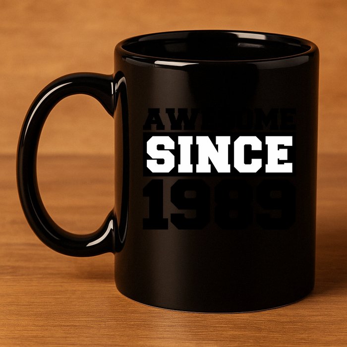 Awesome Since 1989 11oz C Handle Ceramic Mug