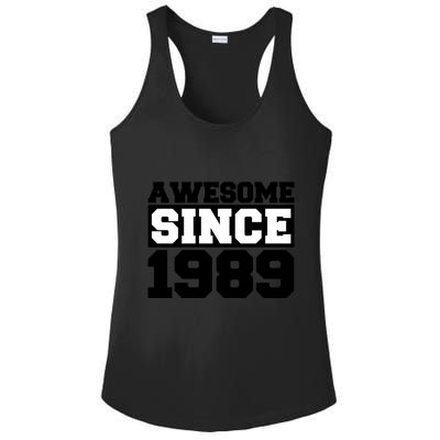 Awesome Since 1989 Ladies PosiCharge Competitor Racerback Tank