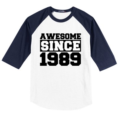 Awesome Since 1989 Baseball Sleeve Shirt