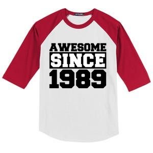 Awesome Since 1989 Kids Colorblock Raglan Jersey