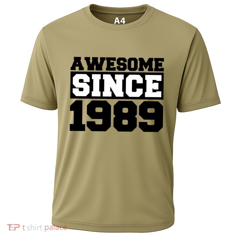 Awesome Since 1989 Cooling Performance Crew T-Shirt