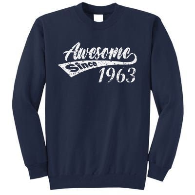 Awesome Since 1963 60th Birthday 60 Years Old Women Tall Sweatshirt