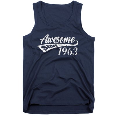 Awesome Since 1963 60th Birthday 60 Years Old Women Tank Top