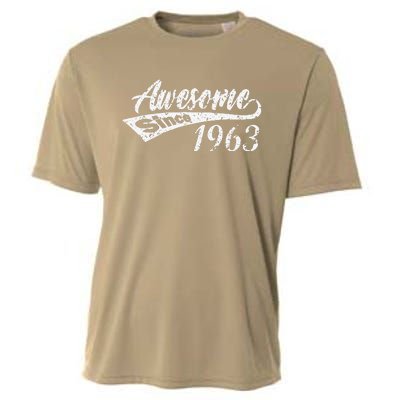 Awesome Since 1963 60th Birthday 60 Years Old Women Cooling Performance Crew T-Shirt