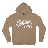 Awesome Since 1963 60th Birthday 60 Years Old Women Hoodie