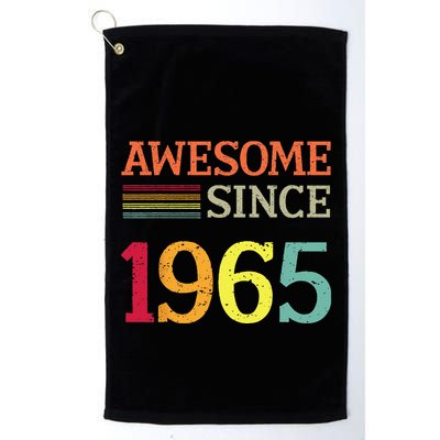 Awesome Since 1965 58th Birthday Retro Vintage Golf Towel