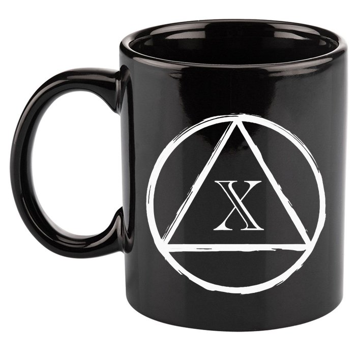 Aa Sobriety 10 Yr Abstinence 10 Years Sober Anniversary Gift 11oz C Handle Ceramic Mug