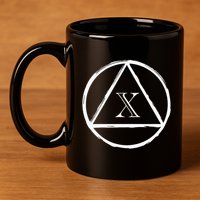 Aa Sobriety 10 Yr Abstinence 10 Years Sober Anniversary Gift 11oz C Handle Ceramic Mug