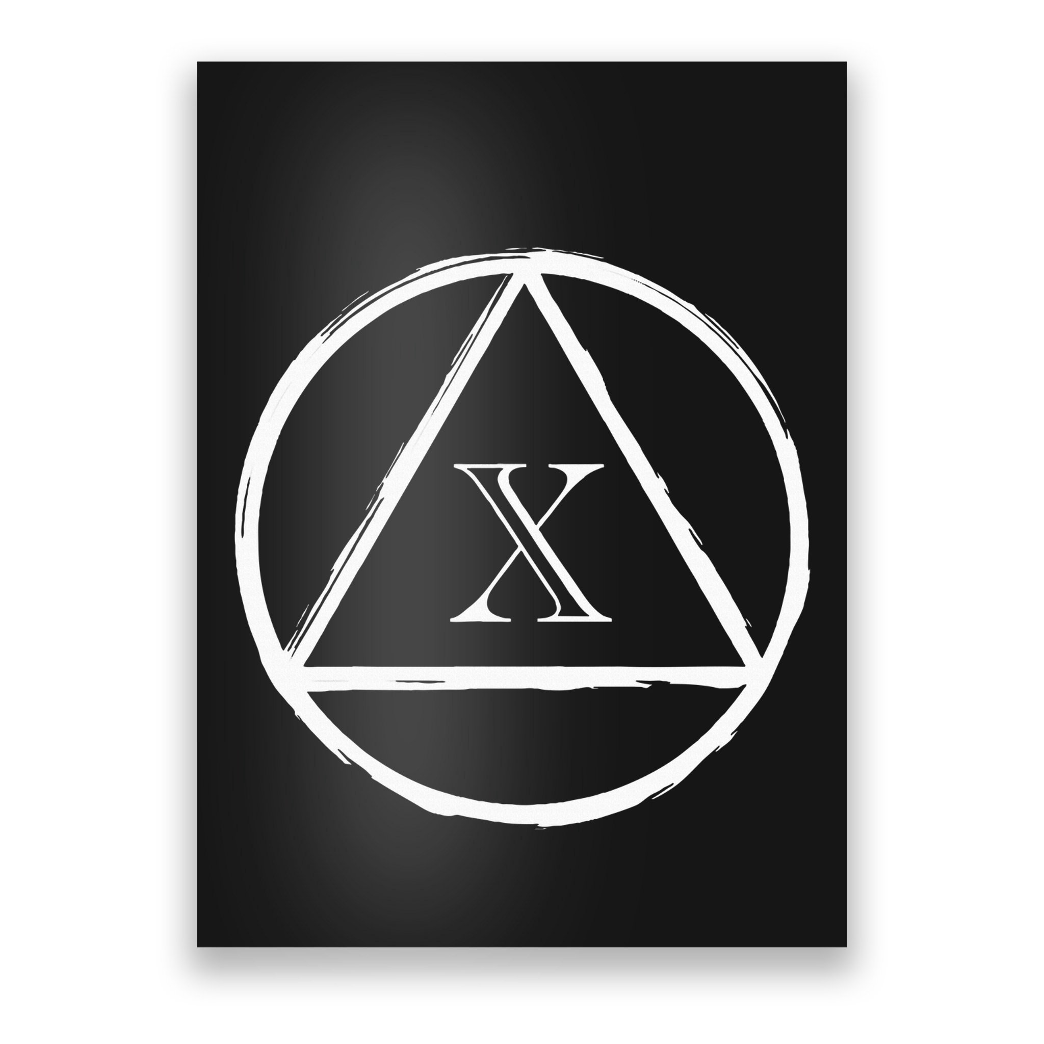 Aa Sobriety 10 Yr Abstinence 10 Years Sober Anniversary Gift Poster
