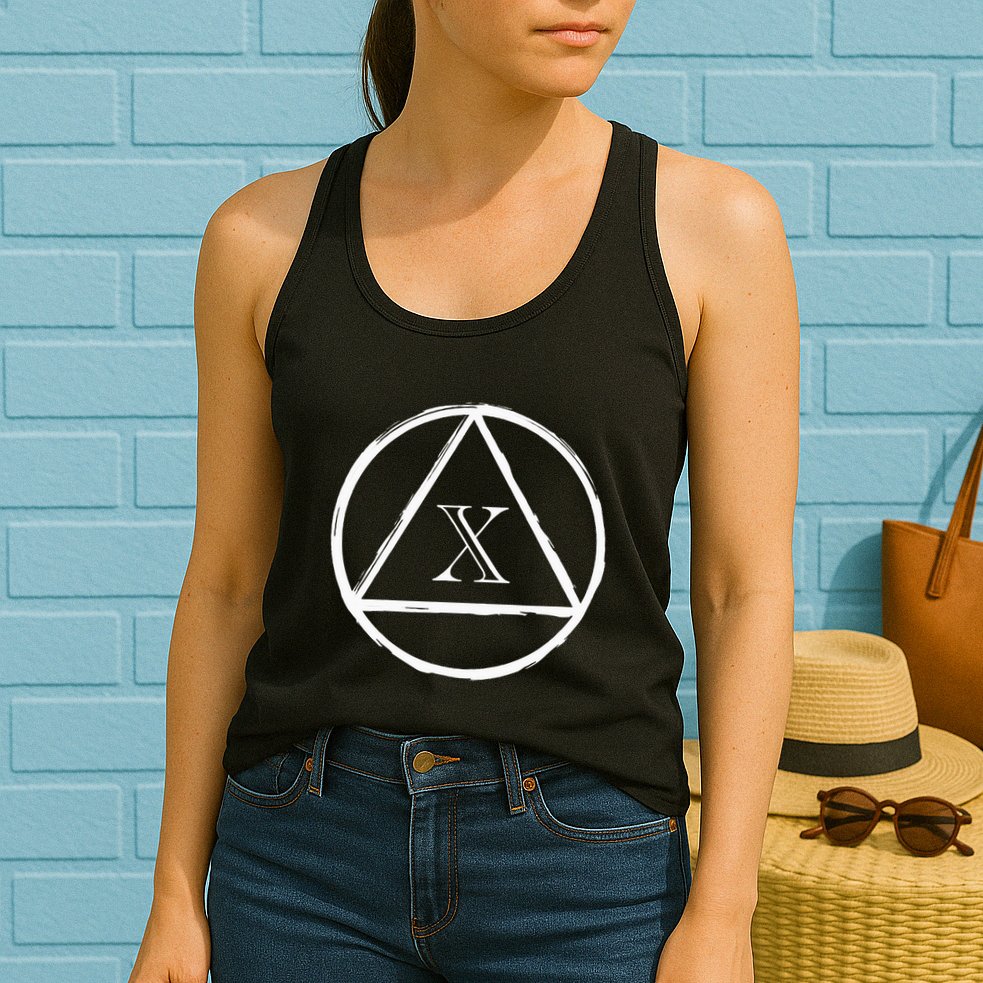 Aa Sobriety 10 Yr Abstinence 10 Years Sober Anniversary Gift Womens Tank Top