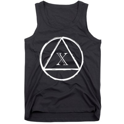 Aa Sobriety 10 Yr Abstinence 10 Years Sober Anniversary Gift Tank Top