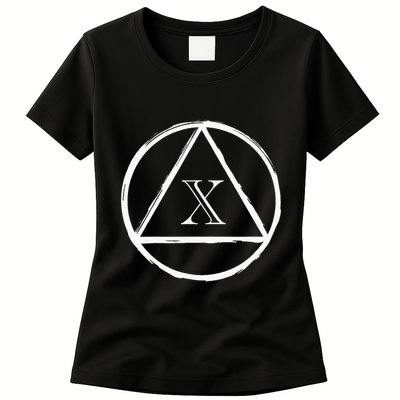 Aa Sobriety 10 Yr Abstinence 10 Years Sober Anniversary Gift Womens T-Shirt