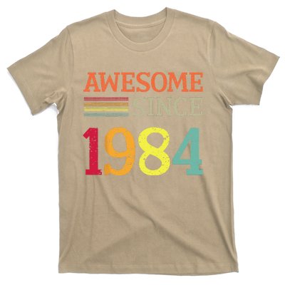 Awesome Since 1984 39th Birthday Retro Vintage T-Shirt