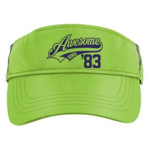 Awesome Since 1983 Funny Adult Drive Performance Visor