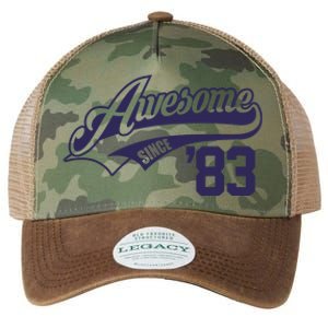 Awesome Since 1983 Funny Legacy Tie Dye Trucker Hat