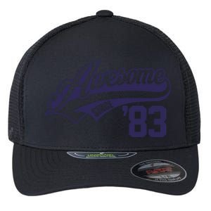 Awesome Since 1983 Funny Flexfit Unipanel Trucker Cap