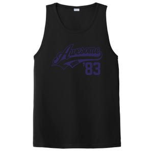 Awesome Since 1983 Funny PosiCharge Competitor Tank