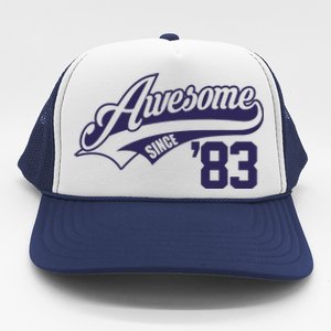 Awesome Since 1983 Funny Trucker Hat