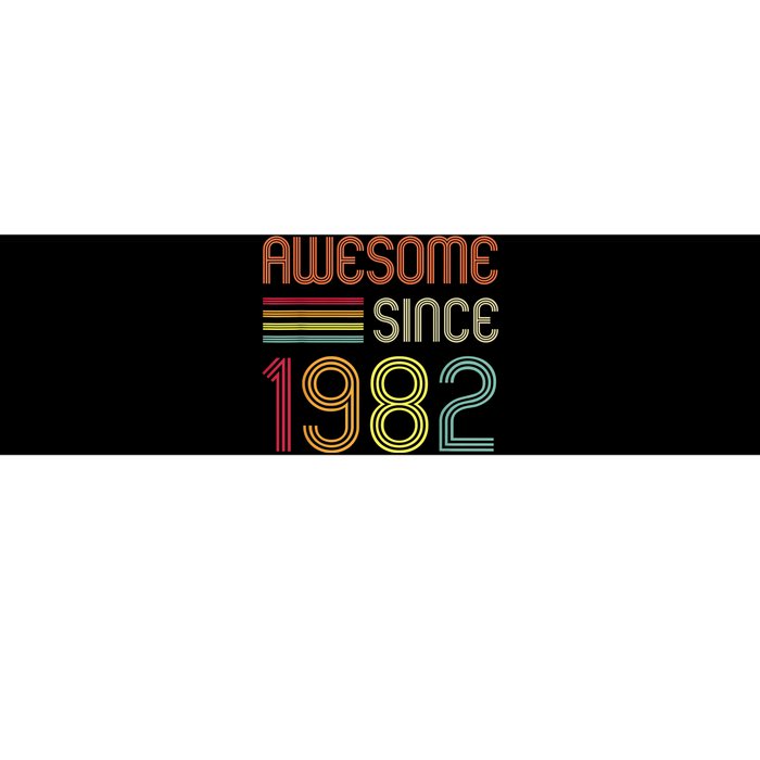 Awesome Since 1982 41st Birthday Retro Bumper Sticker